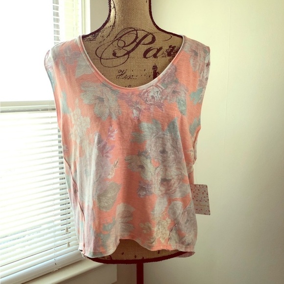 NWT - We The Free Women’s Lightweight Soft Tank Tops (Orange Combo / XS) - Picture 1 of 5